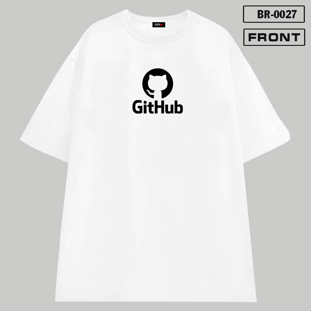 BR-0027 – Áo thun in GitHub siêu đẳng cấp của PAW CUSTOM Front