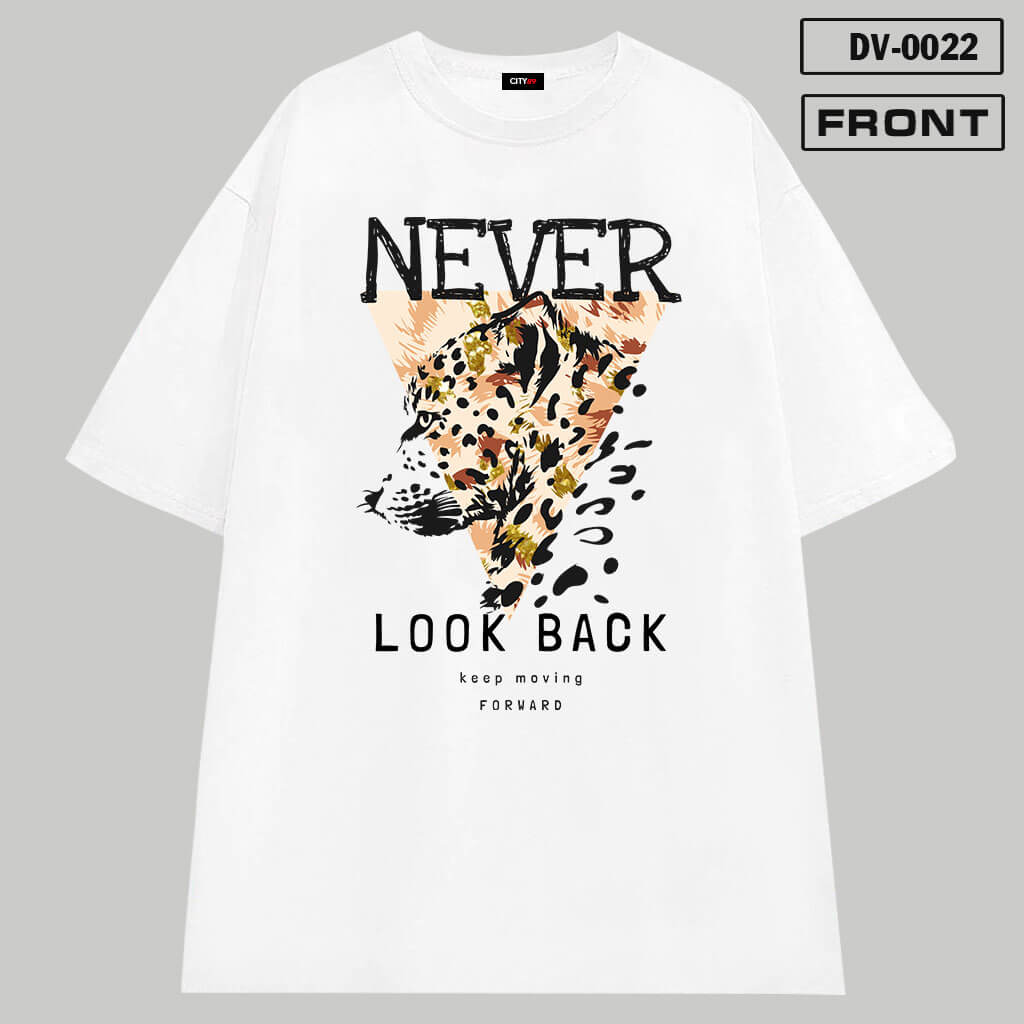 DV-0022 – Áo thun “Never look back” cực đẳng cấp Front