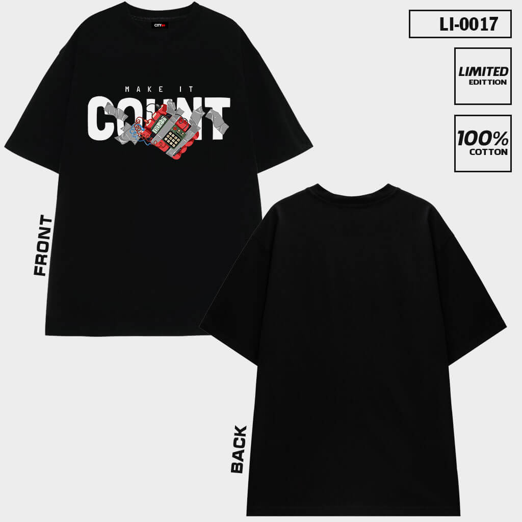 LI-0017 – Áo thun “Count” siêu độc đáo tại PAW CUSTOM Back
