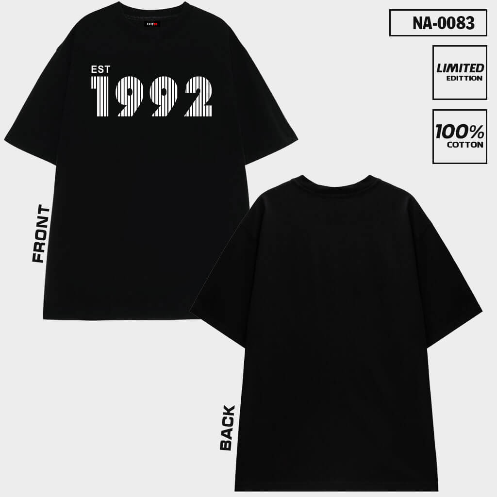 NA-0083 – Áo thun in EST 1992 siêu độc đáo Back