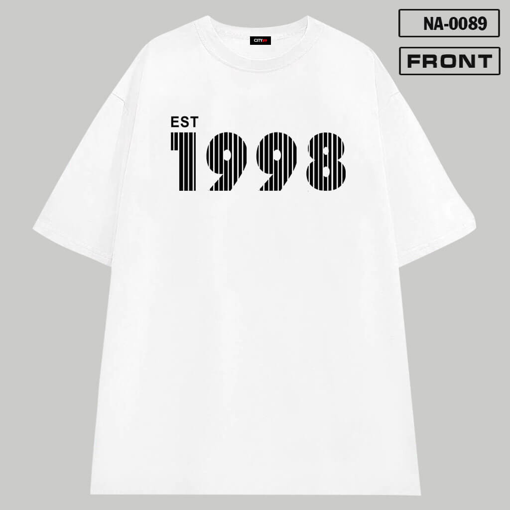 NA-0089 – Áo thun in EST 1998 PAW CUSTOM Loacla Brand Front