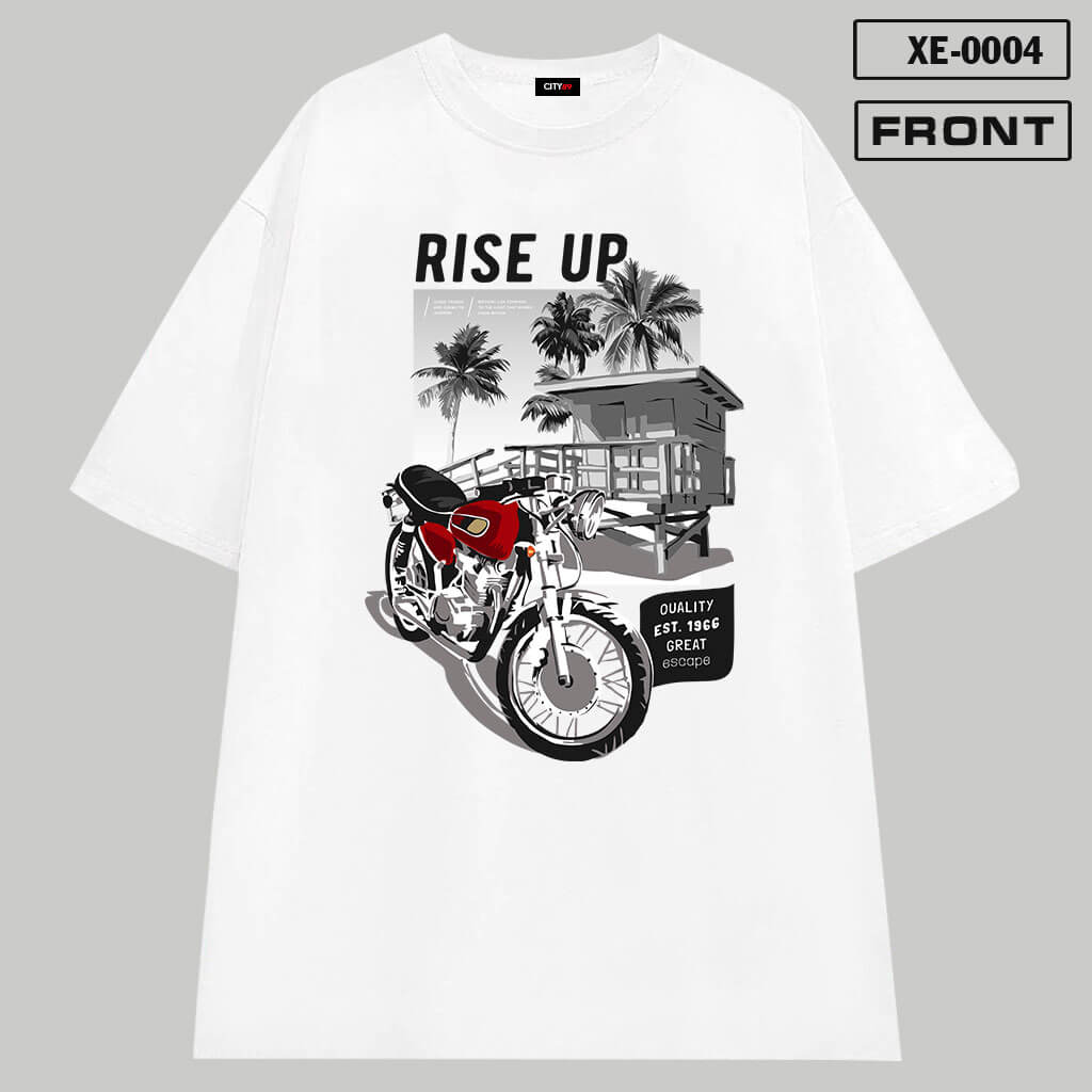 XE-0004 – Áo thun Local Brand “Rise up” cực xịn Front