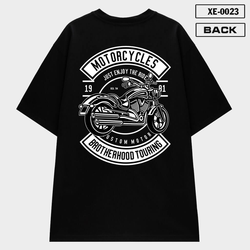 XE-0023 – Áo thun in MOTORCYCLES siêu cá tính Front
